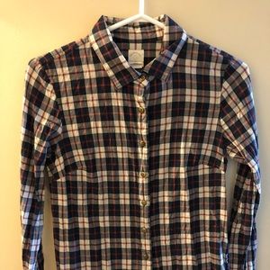 J. Crew Plaid Button-up